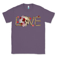 Lavender Skull love Valentine's Day Classic Tee - FaDigitalArtStudio