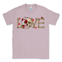 Lilac Skull love Valentine's Day Classic Tee - FaDigitalArtStudio