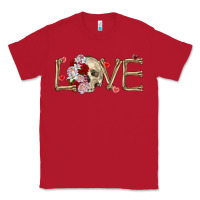 Red Skull love Valentine's Day Classic Tee - FaDigitalArtStudio