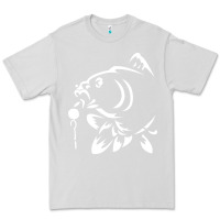 Dove Grey carp fishing Premium Tee - artisFamous