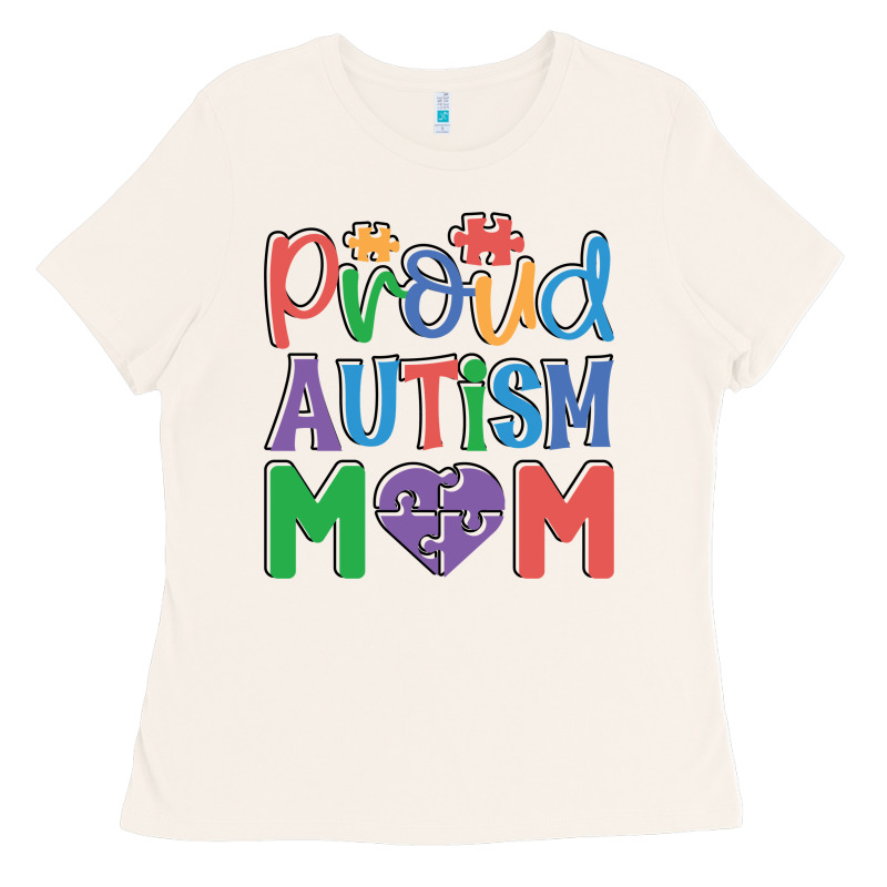 Proud Autism Mom Ladies Tee by CowhideDigitalArt | Teevron