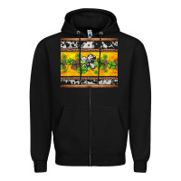Black st Patricks day western shamrock Zipper Hoodie - Jasminsmagicworld