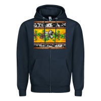 Navy st Patricks day western shamrock Zipper Hoodie - Jasminsmagicworld