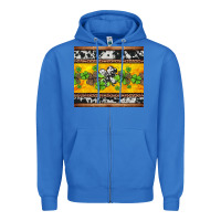True Royal st Patricks day western shamrock Zipper Hoodie - Jasminsmagicworld