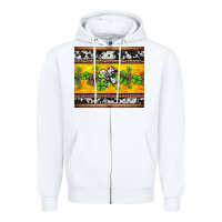 White st Patricks day western shamrock Zipper Hoodie - Jasminsmagicworld