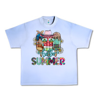 Grape Ice Hello Summer Urban Heavy Tee - CowhideDigitalArt