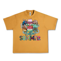 Peanut Butter Hello Summer Urban Heavy Tee - CowhideDigitalArt