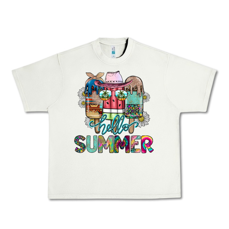 Hello Summer Urban Heavy Tee by CowhideDigitalArt | Teevron
