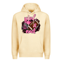 Pina Colada Pink Out Football Premium Hoodie - BarkalooDesign