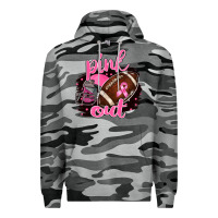 Slate Camo Pink Out Football Premium Hoodie - BarkalooDesign