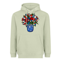 Matcha Patriotic Sunflower in a Jar Heavyweight Hoodie - Jasminsmagicworld