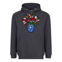 Smoke Patriotic Sunflower in a Jar Heavyweight Hoodie - Jasminsmagicworld