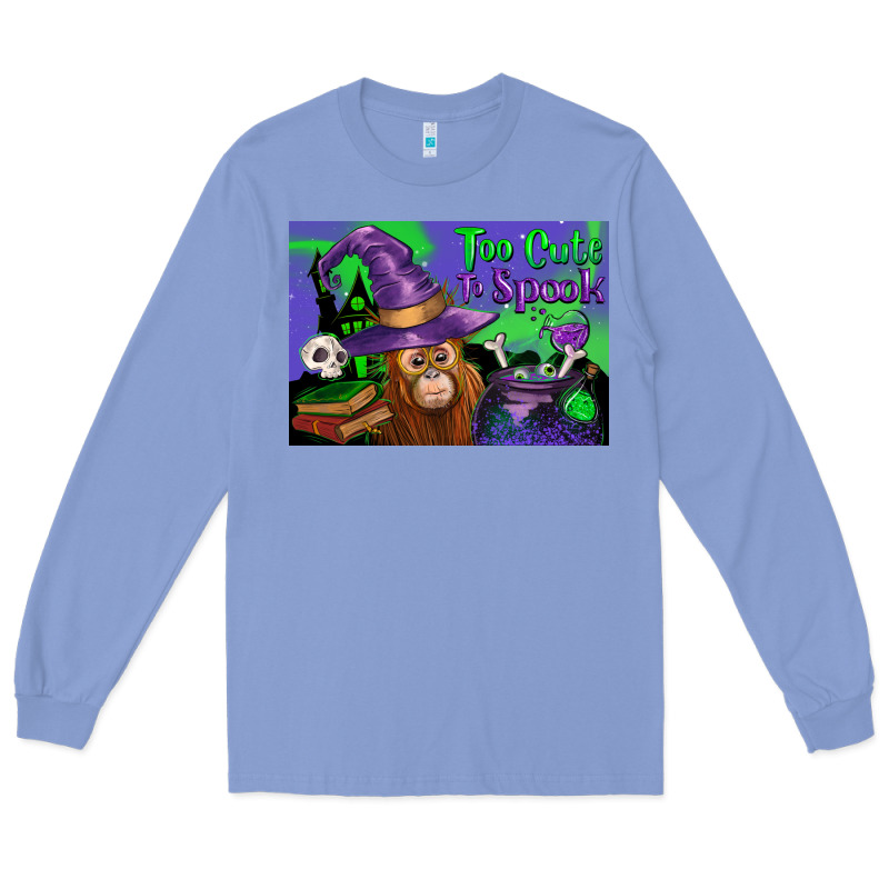 Too Cute To Spook Baby Orangutan Long Sleeve Tee by LillyAllenDesigns | Teevron
