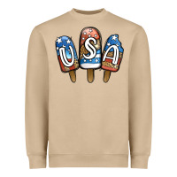 Mushroom USA Patriotic Leopard Popsicles Heavyweight Sweatshirt - Jasminsmagicworld