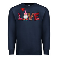 Navy valentine's day gnomes love Premium Sweatshirt - RanaPortraitStore