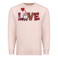 Pale Pink valentine's day gnomes love Premium Sweatshirt - RanaPortraitStore