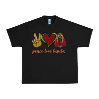 Black Peace Love Lupita Urban Heavy Tee - Jasminsmagicworld