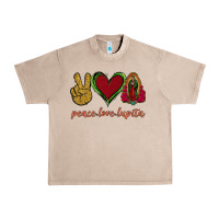 French Oak Peace Love Lupita Urban Heavy Tee - Jasminsmagicworld