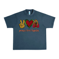 Midnight Navy Peace Love Lupita Urban Heavy Tee - Jasminsmagicworld