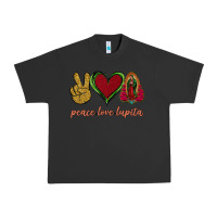 Pigment Black Peace Love Lupita Urban Heavy Tee - Jasminsmagicworld