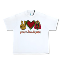 White Peace Love Lupita Urban Heavy Tee - Jasminsmagicworld