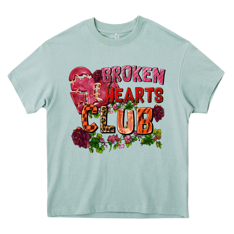 Broken Heart Club Heavy Core Tee by FaDigitalArtStudio | Teevron