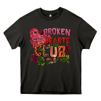 Asphalt Broken heart club Heavy Core Tee - FaDigitalArtStudio