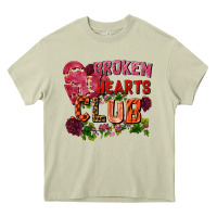 Mossy Broken heart club Heavy Core Tee - FaDigitalArtStudio