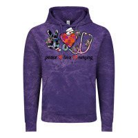 Cloud Purple peace love nursing Vintage Hoodie - SublimationCraftShop