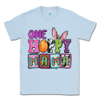 Dusty Blue Easter Day One hoppy mama Classic Tee - OliviaCreatesArt