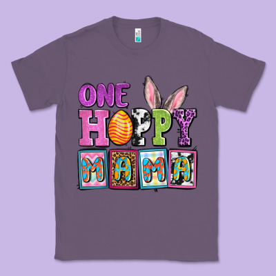 Easter Day One Hoppy Mama Classic Tee Designed By Oliviacreatesart
