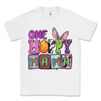 White Easter Day One hoppy mama Classic Tee - OliviaCreatesArt
