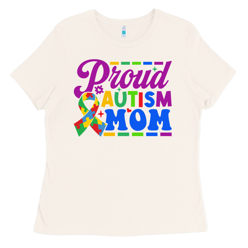 Proud Autism Mom Ladies Tee by CowhideDigitalArt | Teevron