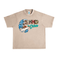 French Oak Summer Vibes Urban Heavy Tee - CowhideDigitalArt