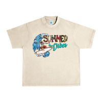 Sandshell Summer Vibes Urban Heavy Tee - CowhideDigitalArt