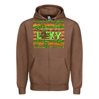 Chestnut st Patricks lucky gnome Zipper Hoodie - Jasminsmagicworld