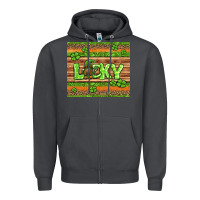 Smoke st Patricks lucky gnome Zipper Hoodie - Jasminsmagicworld