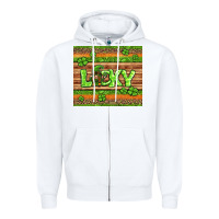 White st Patricks lucky gnome Zipper Hoodie - Jasminsmagicworld