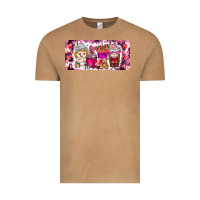 Vintage Camel Valentine Coffee Vintage Tee - CowhideDigitalArt