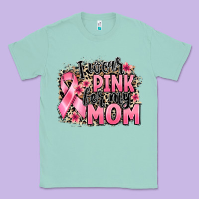 I Wear Pink For My Mom Classic Tee Designed By Barkaloodesign