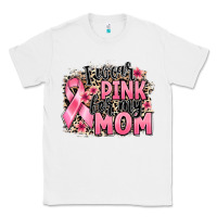 White i wear pink for my mom Classic Tee - BarkalooDesign