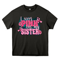 Asphalt i wear pink for my sister Heavy Core Tee - FaDigitalArtStudio