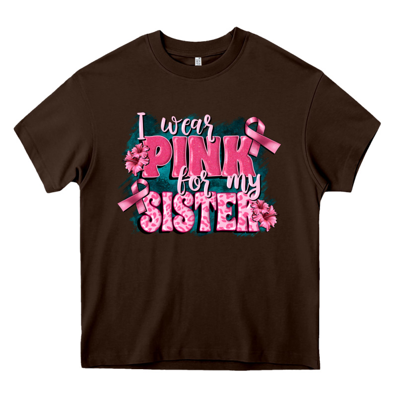 I Wear Pink For My Sister Heavy Core Tee by FaDigitalArtStudio | Teevron