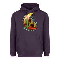 Plum Desert Moon Heavyweight Hoodie - Jasminsmagicworld