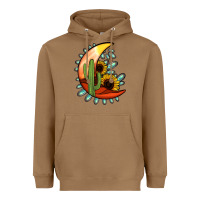 Toasted Coconut Desert Moon Heavyweight Hoodie - Jasminsmagicworld