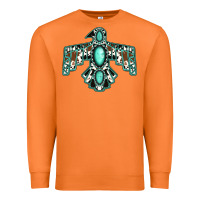 Carrot cowhide turquoise thunderbird Premium Sweatshirt - Jasminsmagicworld