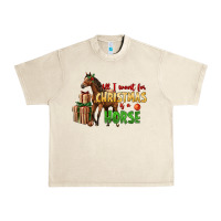 Sandshell All I Want For Christmas Is A Horse Urban Heavy Tee - LillyAllenDesigns