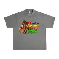 Tornado All I Want For Christmas Is A Horse Urban Heavy Tee - LillyAllenDesigns