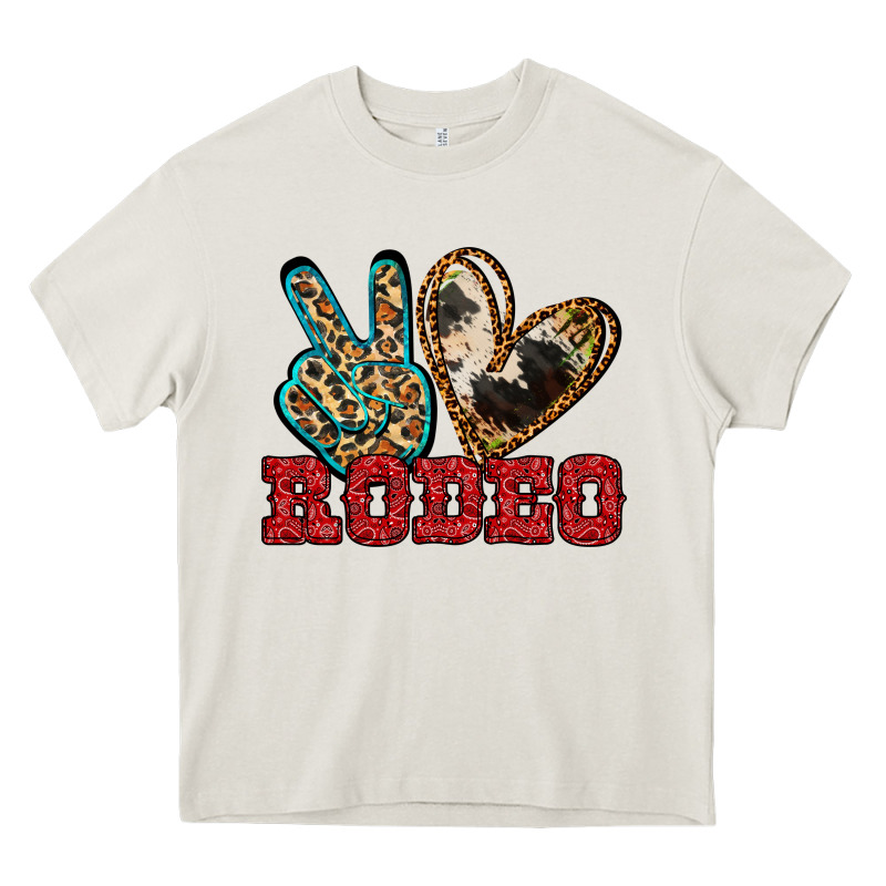 Peace Love Rodeo Heavy Core Tee by Jasminsmagicworld | Teevron