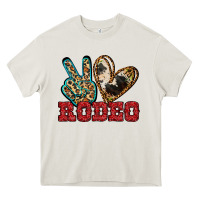 Cream Peace Love Rodeo Heavy Core Tee - Jasminsmagicworld